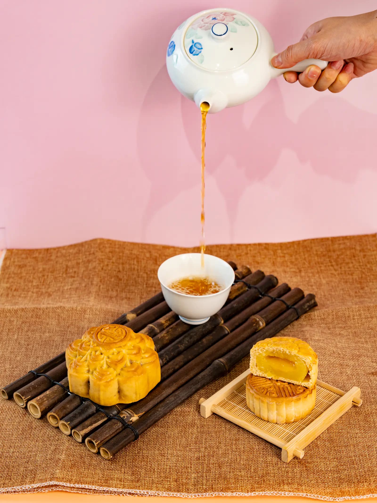 PAPILLON tea pour detail