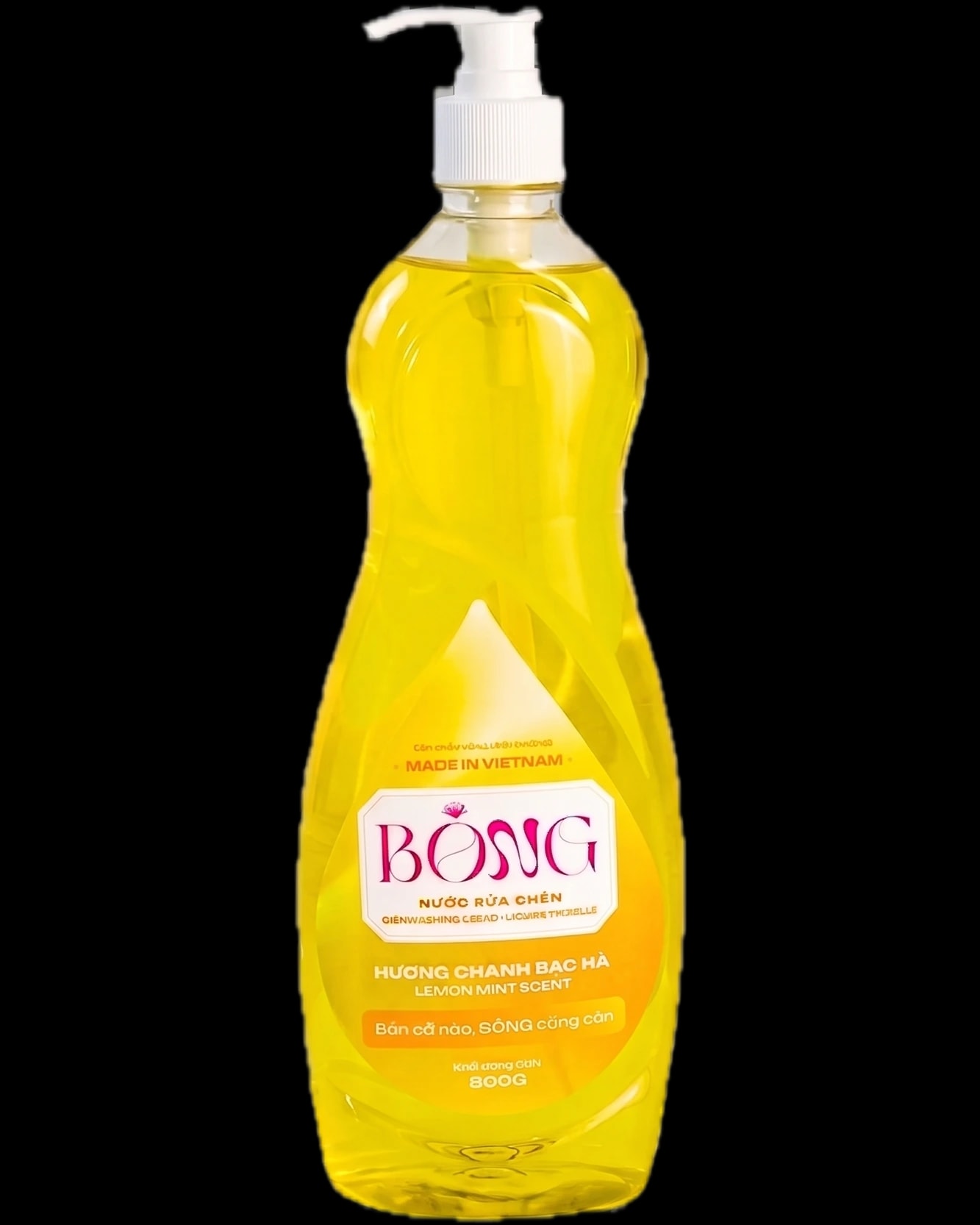 BÔNG Nước rửa chén hương chanh bạc hà